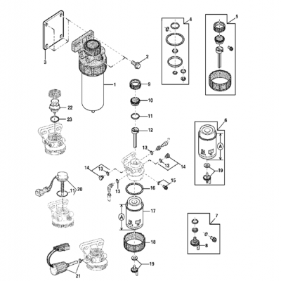 Group 35: Secondary Fuel Filter  第35組:燃油濾清器&amp;amp;ldquo;GM93289,&amp;amp;rdquo;&amp;amp;ldquo;GM93285,&amp;amp;rdquo;&amp;amp;ldquo;GM91650,&amp;amp;rdquo;&amp;amp;ldquo;