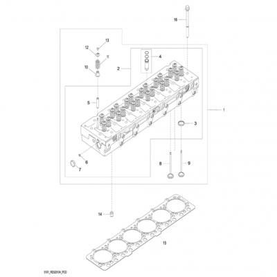 Group 51--1: Cylinder Head  第51-1組：氣缸蓋&amp;ldquo;GM93289,&amp;rdquo;&amp;ldquo;GM93285,&amp;rdquo;&amp;ldquo;GM91650,&amp;rdquo;&amp;ldquo;GM85414,&amp;rdquo;&amp;l