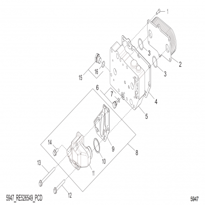 Group 59--1: Engine Oil Cooler, continued  第59-1組：發(fā)動機機油冷卻器，&amp;amp;amp;ldquo;GM93289,&amp;amp;amp;rdquo;&amp;amp;amp;ldquo;GM93285,&amp;amp;amp;rdquo;&amp;amp;amp;ldquo;GM91650,&a