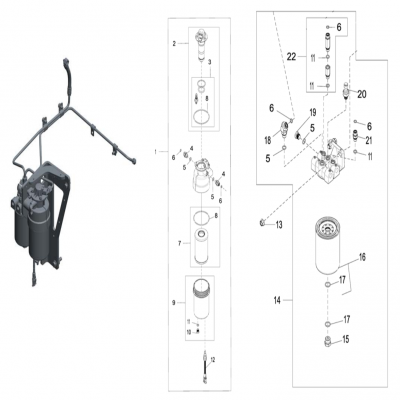 Group 81: Primary Fuel Filter, continued Variation 81BN, 81D2 Optional Agency Approval Installed Items. See Accessories Section for additional parts. 組81：燃油初級(jí)濾清器，續(xù)變81BN，81D2可選機(jī)構(gòu)批準(zhǔn)安裝項(xiàng)目。有關(guān)其他部件，請(qǐng)參見附件一節(jié)。&