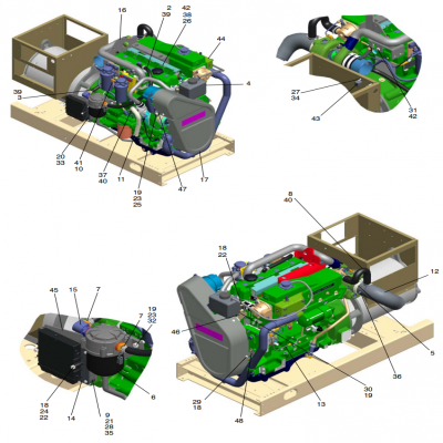 Engine, continued  發(fā)動(dòng)機(jī)，&ldquo;GM93289,&rdquo;&ldquo;GM93285,&rdquo;&ldquo;GM91650,&rdquo;&ldquo;GM85414,&rdquo;&ldquo;GM85412,&rdquo;&ldquo;GM85410,&rdq