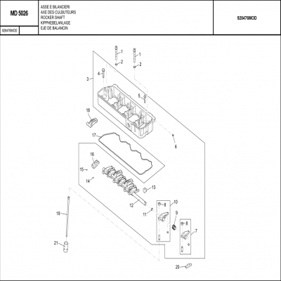 MANITOU MHT-X 790曼尼通礦用叉車 約翰迪爾4045HMC85發(fā)動機- 搖臂軸