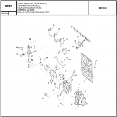 MANITOU MHT-X 790曼尼通礦用叉車 約翰迪爾4045HMC85發(fā)動機燃油噴射設(shè)備 （柴油）