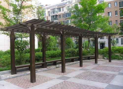 園林花架葡萄架定做直銷 防腐木碳化木花架