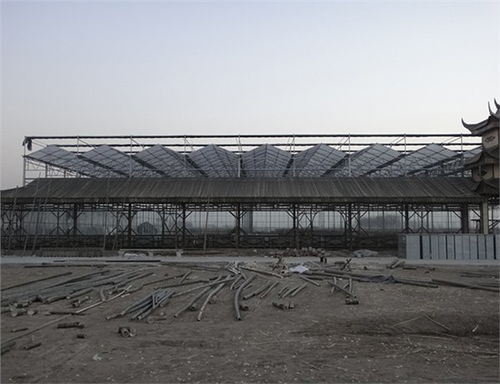 保定仿古長廊廠家 邵瑜古建 唐縣卲瑜古建園林加工廠 主要承攬項目有 各種大型噴泉 假山工程